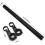 Bicycle Handlebar Extender 10.2in, Aluminum Alloy Multi-functional Extension Bracket Compatible with Computer & Light Mount (Black) 2