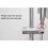 Hand shower holder for shower rod adjustable 18-25 mm ABS Silver 8