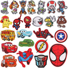 24 Stück gestickte Aufnäher des Wangwang-Teams mit Marvel-Charakteren