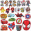 24 buc patch-uri brodate cu echipa Wangwang, patch-uri cu personaje Marvel 1