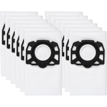 Pakke med 12 KFI487 filterposer, kompatible med Kärcher MV4/WD4/KWD4/KNT4/WD5/MV5/KWD5/WD6/MV6/WD4.200/WD5.800/SE5.100/SE6.100
