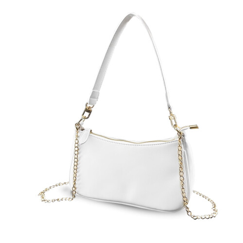 Τσάντα χειρός Clutch Tote, μικρή τσάντα με 2 αφαιρούμενα λουράκια, κλείσιμο με φερμουάρ