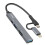Hub USB-C και Lightning - LinQ - Μαύρο - 1x USB-C - 2x USB - Αναγνώστης SD/TF 1