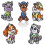 24 buc patch-uri brodate cu echipa Wangwang, patch-uri cu personaje Marvel 2