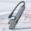 Hub USB-C και Lightning - LinQ - Μαύρο - 1x USB-C - 2x USB - Αναγνώστης SD/TF 4