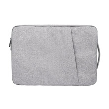 Wasserdichte Laptoptasche für 13,3-, 14-, 15- und 15,6-Zoll-Laptops, kompatibel mit iPad, MacBook Air und Pro, Computertasche, Aktentasche, Grau,
