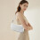 Τσάντα χειρός Clutch Tote, μικρή τσάντα με 2 αφαιρούμενα λουράκια, κλείσιμο με φερμουάρ 6