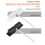 Pompotops Spring Automatic Door Closer, Alloy Self-Closing Door Buffer, Surface Mounted, Easy Install, Home Use 6