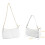 Τσάντα χειρός Clutch Tote, μικρή τσάντα με 2 αφαιρούμενα λουράκια, κλείσιμο με φερμουάρ 2