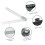 Pinnaco Digital LCD Display Angle Ruler Stainless Steel Electronic Goniometer Protractor Measuring Tool 3