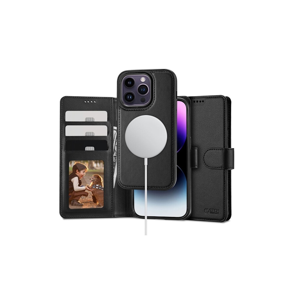 Tech-Protect Compatible With Iphone 15 Pro Magsafe 2In1 Magnet Case/Case Black 9395123176802