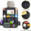 2-PACK Universal car back seat mobile/tablet multiple holders Black Black Black 2