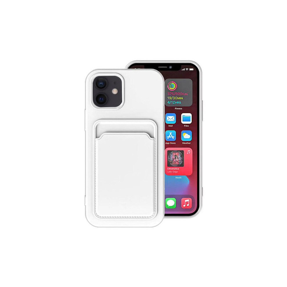 Floveme Case With Card Slot - Compatible With Iphone 12 White 9395123177090
