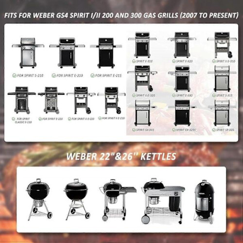 Ανταλλακτικό θερμόμετρο για ψησταριές Weber Spirit200 και 300 [HK] 2