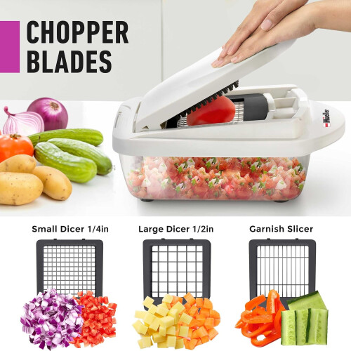 Κόφτης Μαντολίνου Pro-Series12Blade, Όλα-σε-Ένα, Κόφτης Λαχανικών, Κόφτης σε Κύβους, 2