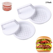 2-pakning Burgerpresse Hamburgerbøfmaskine Non-stick bøfkød Oksekød Grill Madlavning