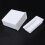 Ensemble de 24 lames de microscope blanches 6 x 2 en 1 avec support et coupelle de coloration 8