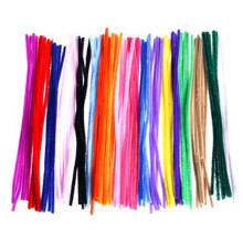SUSUchens 300Pcs Pipe Cleaners Set Kid DIY Twist Stick Iron Wire Velvet Strip Pipe Cleaners Children Art Craft Supplies 300pcs