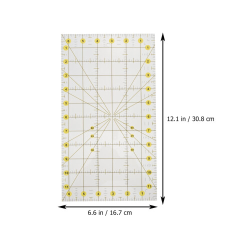 Acrylic Patchwork Ruler Professional Stitching Ruler Rectangle Shape Ruler 2