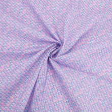 1.1 Yard Pearl Pink Mermaid Scales Fabric, 57" Wide, Polyester Fish Scale Pattern for DIY Sewing, Crafts, Decor (Not Elastic)
