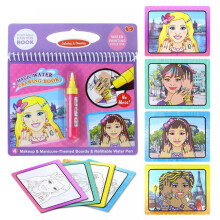 Juego de libros reutilizables para colorear con agua, con caja de regalo, blocs de actividades para colorear con agua, juguete de dibujo y pintura