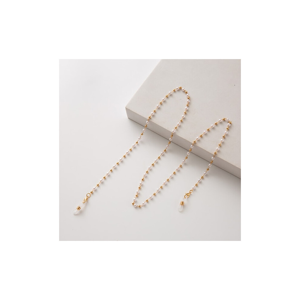 Exclusive Stylish Pearls Glasses Cord Senil Cord Pearl+Copper