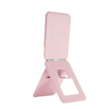 Gracefulvara Pink Magsafe Telefonholder - Bærbart Magnetisk Stativ til Selfies, Kompatibel med Magsafe