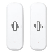 2 sensores de vibração inteligentes Zigbee com detecção, notificação no aplicativo Tuya Smart Life e alarme de movimento e vibração em tempo