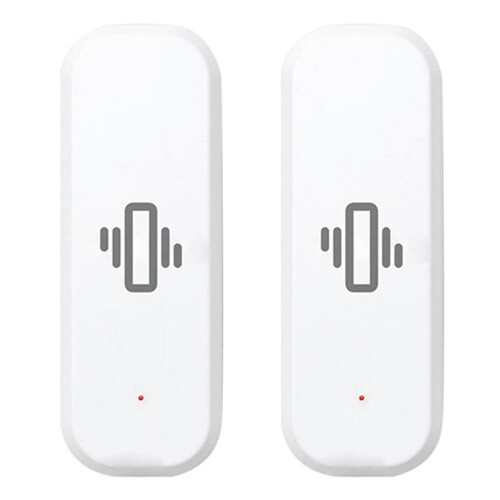 2X Έξυπνος αισθητήρας δόνησης Zigbee Ανίχνευση Tuya Smart Life APP Ειδοποίηση σε πραγματικό
