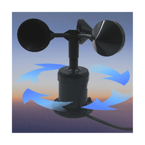 Wind Speed Sensor Dedicated To Meteorological Instruments Rs485 Wind Speed Transmitter Three Cup Anemometer 1