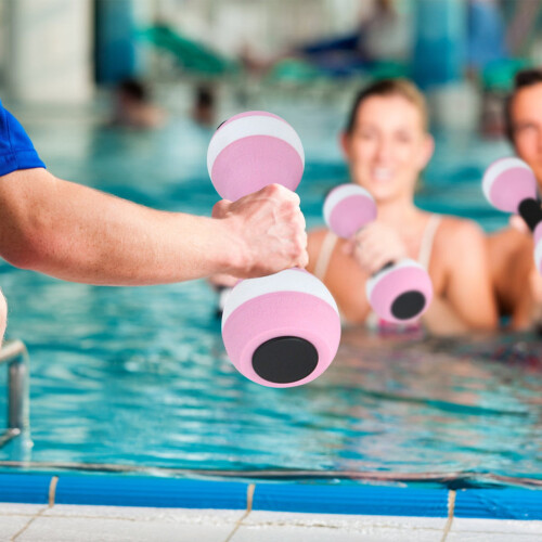 Djiypn1PC Μικρό αλτήρα νερού για αερόβια άσκηση Spa με μαλακή μπάρα αφρού, ελαφρύ 1