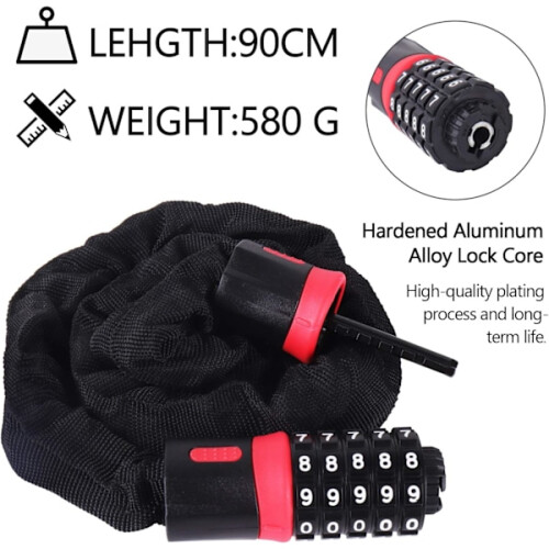 Bicycle lock, Bicycle lock, Scooter lock, Bicycle lock with code, Motorcycle 2
