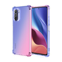 Compatible avec Xiaomi Mi11i5G - Coque en silicone bleue/rose