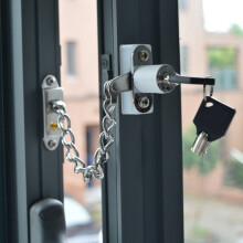 Tebru Stainless Steel Anti-Theft Door Chain Lock with Screw