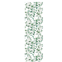 Stickers muraux fleuris roses Kiplyki Discount 45 x 300 cm, décoration murale pour salon et chambre, à coller sur le canapé ou la télévision.