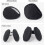 Paraorecchie unisex compatti, foderati in pile Sherpa, ideali per l'inverno (grigio) 4