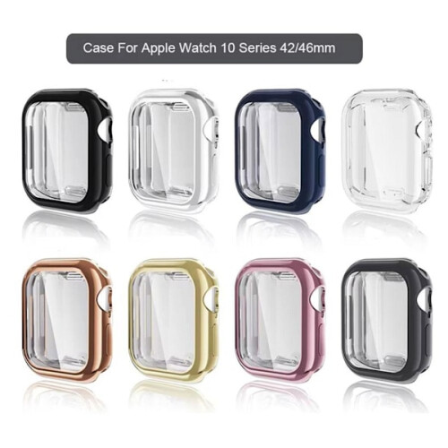 Θήκη για συμβατή με Apple Watch Series10 46mm, Λεπτός προφυλακτήρας με προστατευτικό οθόνης 1
