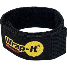 Quick-Straps by – 9” (opakowanie 12 sztuk) Czarny – pasek na rzep, uchwyty na kable, organizer na przedłużacze