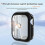 Θήκη για συμβατή με Apple Watch Series10 46mm, Λεπτός προφυλακτήρας με προστατευτικό οθόνης 7