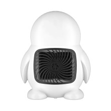 Fnyoxu Space Heater, European style Fireplace Heater Fan Heater Home Living Room Bedroom Flame Heater Stove Small Desktop Hot Fan (White)