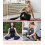 Κάλτσες Pilates με λαβές για γυναίκες, αντιολισθητικές κάλτσες νοσοκομείου Barre, 6 5