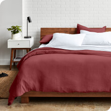 Bare Home prémium mikroszálas paplanhuzat- és párnázat-szett rózsafa mintával - Twin XL2 darabos