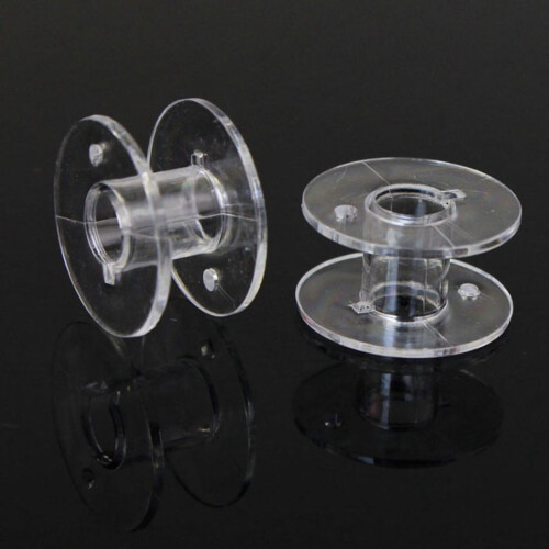Kiplyki Lots 10 Clear Plastic Bobbins For 1