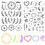 1 τσάντα 2 στυλ PVC πλαστικές σφραγίδες για DIY Scrapbooking άλμπουμ φωτογραφιών 1