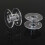 Kiplyki Lots 10 Clear Plastic Bobbins For 4