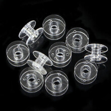 Kiplyki Lots 10 Clear Plastic Bobbins For