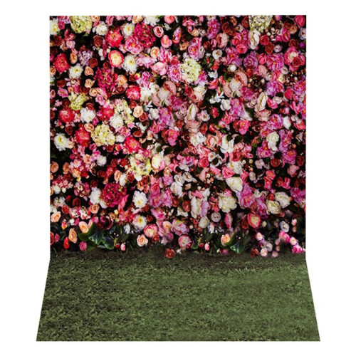 ckepdyeh Πολυλειτουργικός Τοίχος Λουλουδιών 210X150cm Φόντο Φωτογραφίας με