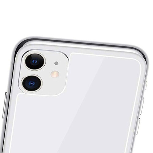 Protection d'écran arrière compatible avec iPhone 11, 9H, ajustement parfait, haute définition, transparente
