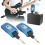 Gitarr, 2.4G okomprimerad 2.4GHz trådlös gitarrmottagare för gitarr och bas blå 7