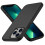 Compatible avec iPhone 14 Pro Max, coque en silicone noir mat caoutchouté 1